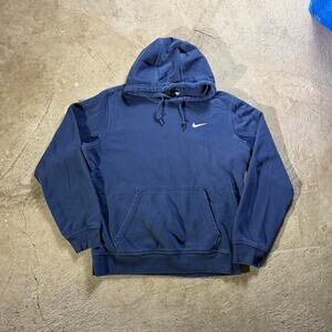 Blue Nike Mini Swoosh Hoodie